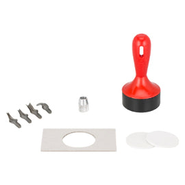 Linoleum gouge box. Baren 5 blades.