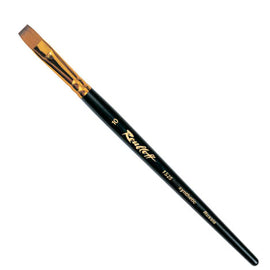 Imitation Kolinsky Brush. Flat. short handle