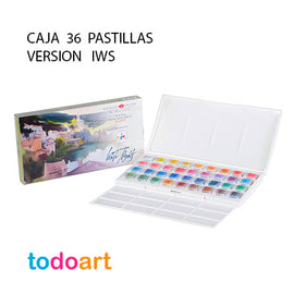Watercolor box 36 colors IWS