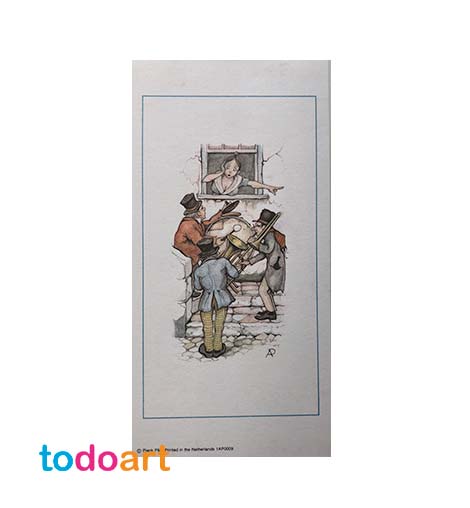 Anton Pieck sheets 15x7,5cm (VARIOUS MODELS)