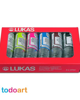 Oil Lukas, set of 6 tubes.