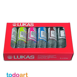 Oil Lukas, set of 6 tubes.