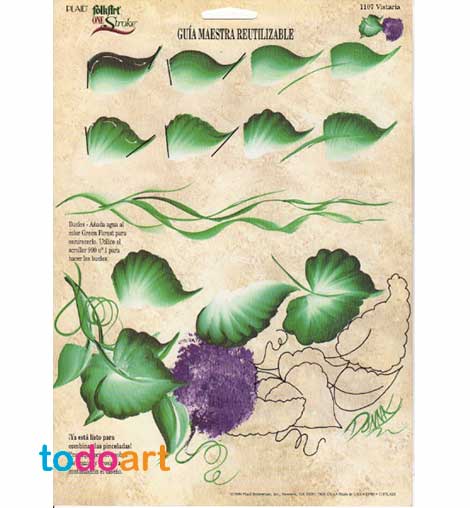 One stroke 1107 Wisteria