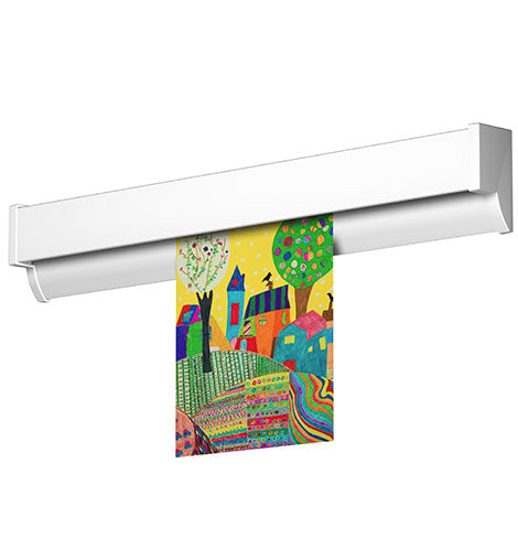 Display rail without damaging R50