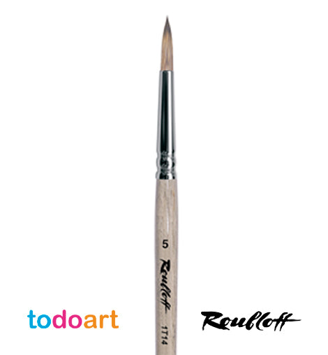 Roubloff 1T14 round brush, imitation mongoose.