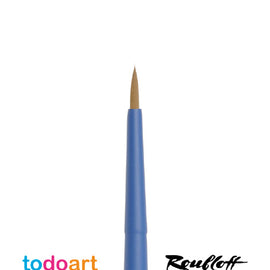 Aqua blue round brush