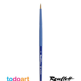 Aqua blue round brush