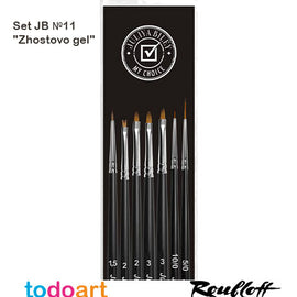 Set Brushes JB №11 "Zhostovo gel"