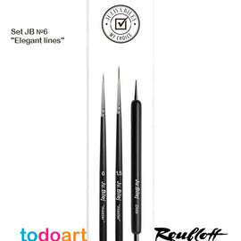 JB Brushes Set №6 "Elegant lines"