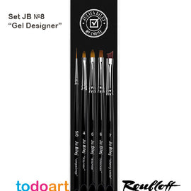 JB Brushes Set №8 “Gel Designer”
