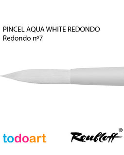 ROUND AQUA white brush