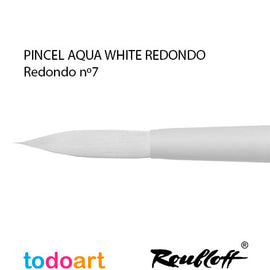 ROUND AQUA white brush