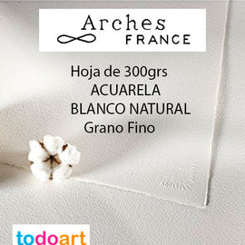 Arches Paper 300grs.Fine Grain