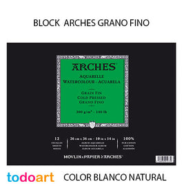 Arches Paper Block 300grs.Fine Grain