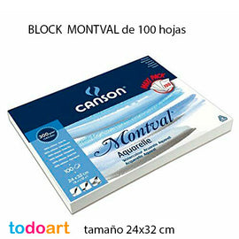 Block Montval 300grs. 100 sheets