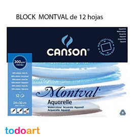 Block Montval 300grs. 12 sheets