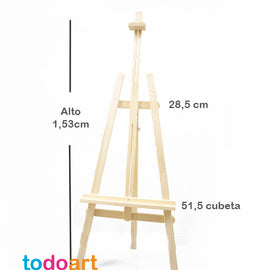 pine easel