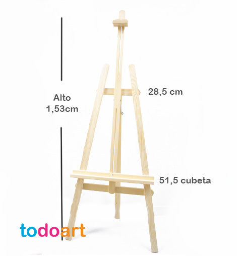pine easel