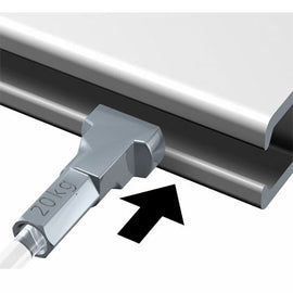 Transparent Perlon cable 150cm