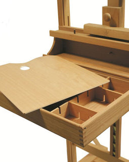Empty painting case extension easel