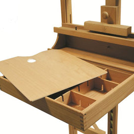 Empty painting case extension easel
