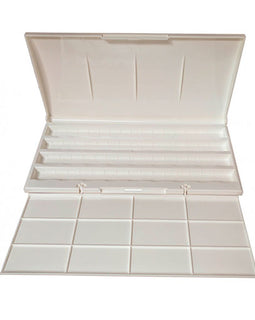 Empty Box Watercolor white nights 36 double pans