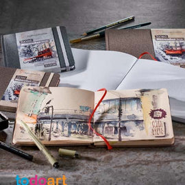 Toned watercolor notebook, Hahnemuhle