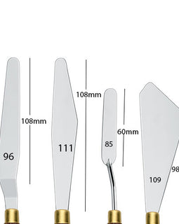 Spatulas for painting on canvas