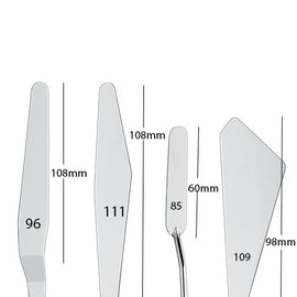 Spatulas for painting on canvas