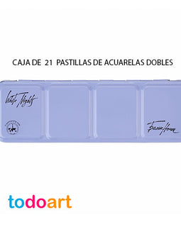 Case of Celeste white nights Watercolor 21 tablets