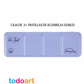 Case of Celeste white nights Watercolor 21 tablets