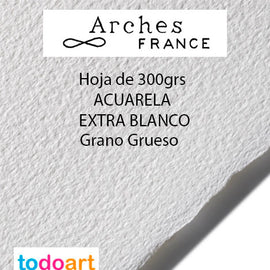 Arches Paper 300grs. Coarse Grain