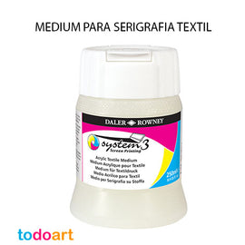 Medium for Textile Screen Printing