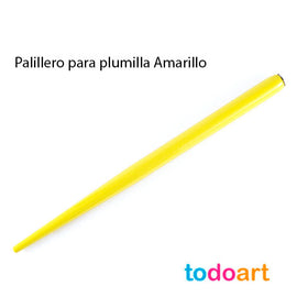 Yellow Wooden Toothpick Holder
