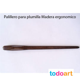 Ergonomic wooden toothpick holder