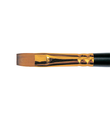 Imitation Kolinsky Brush. Flat. short handle