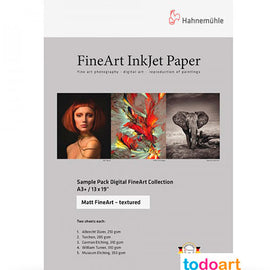 Hahnemuhle Matt-textured Digital Paper Sample Pack