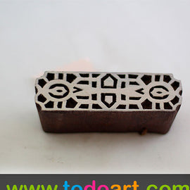 Handmade Wood Stamp Border
