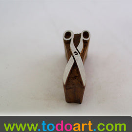 Handmade Wood Stamp Cross