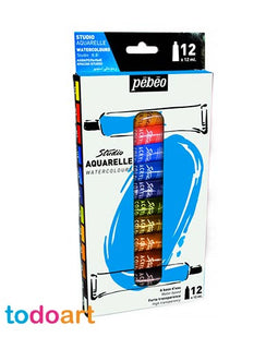 Pebeo watercolors set 12 colors