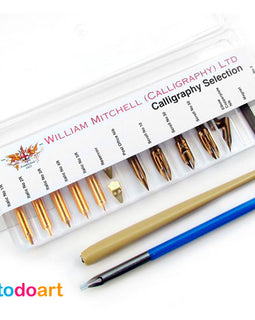 Set Nibs william Mitchell Calligraphy selection