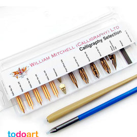Set Nibs william Mitchell Calligraphy selection