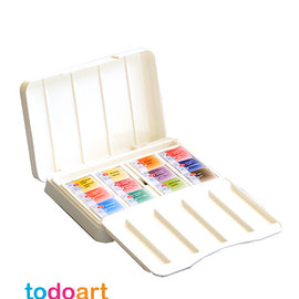 Box Watercolor pastel colors white nights 12 tablets