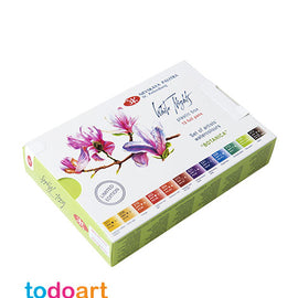 Botanical watercolor box white nights 12 tablets