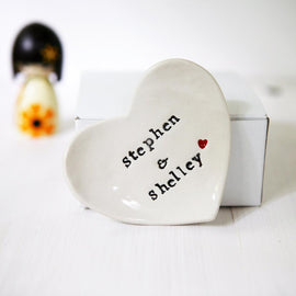 Wedding Gift Personalized Ring Dish Custom Wedding Ring Dish