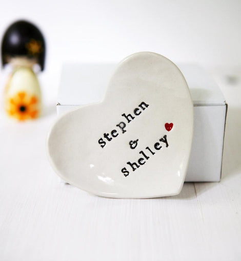 Wedding Gift Personalized Ring Dish Custom Wedding Ring Dish