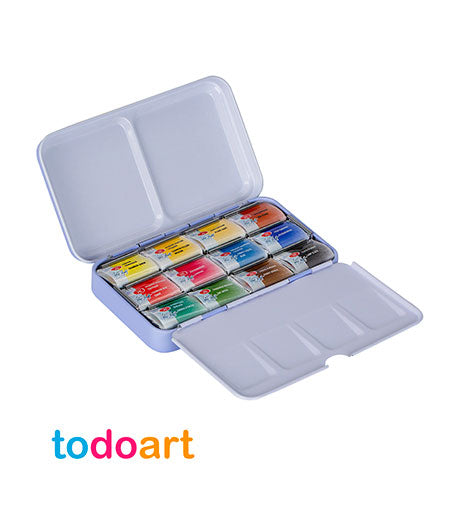 Celeste white nights watercolor box 12 tablets